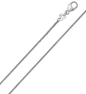 Raffiniert Platin 950 Damen - Haferkorn Kette - 51cm WJS16603 von EDS Jewels