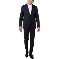 DRESSLER Herren Anzug blau Schurwolle von DRESSLER