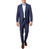 DRESSLER Herren Anzug blau Schurwolle von DRESSLER