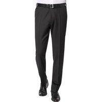 EDUARD DRESSLER Herren Hose schwarz Schurwolle von EDUARD DRESSLER