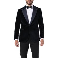 DRESSLER Herren Smoking-Sakko blau Samt von DRESSLER