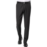 EDUARD DRESSLER Herren Hose schwarz Schurwolle von EDUARD DRESSLER