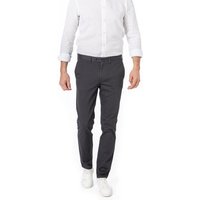 EDUARD DRESSLER Herren Chino blau Baumwolle von EDUARD DRESSLER