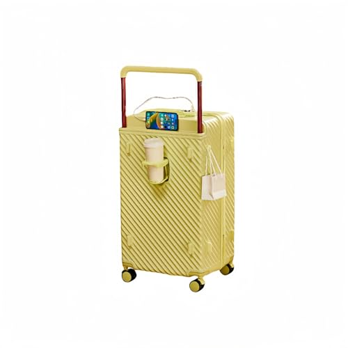 EDUFUNBO Handgepäck Koffer Breiter Griff mit 360° Spinnrädern, USB & Typ C Port, Getränkehalter & TSA-Schloss, Hartschalenkoffer Gepäck, Hardshell-Reisekoffer für Männer Frauen (PVC-Abdeckung EDUFUNBO Handgepäck Koffer Breiter Griff mit 360° Spinnrädern, USB & Typ C Port, Getränkehalter & TSA-Schloss, Hartschalenkoffer Gepäck, Hardshell-Reisekoffer für Männer Frauen (PVC-Abdeckung von EDUFUNBO