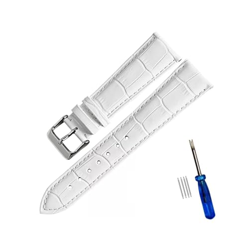 EDVENA Hochwertiges Echtleder-Armband, 20 mm, 22 mm, 18 mm, Uhrenarmband, Stahldornschließe, blaues Armband, 24 mm, Armband + Werkzeug, 14 mm, Achat von EDVENA