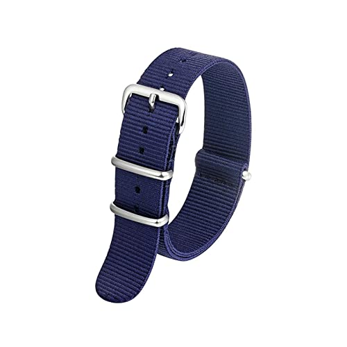 EDVENA Nylon Uhr Band Armband Lederband 18mm 20mm 22mm 24mm Uhr Zubehör Edelstahl Männer Frau Hohe Qualität (Color : MULTI, Size : 24mm) von EDVENA