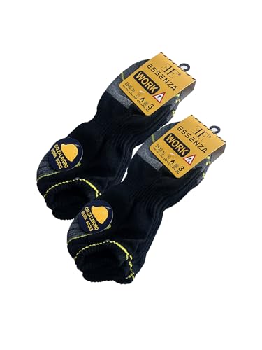 EE ESSENZA 6 Paar professionelle Socken für die Arbeit ohne Geschlecht, strapazierfähig und bequem, Artikelnummer ES3851, Schwarz , 43-46 EE ESSENZA 6 Paar professionelle Socken für die Arbeit ohne Geschlecht, strapazierfähig und bequem, Artikelnummer ES3851, Schwarz , 43-46 von EE ESSENZA