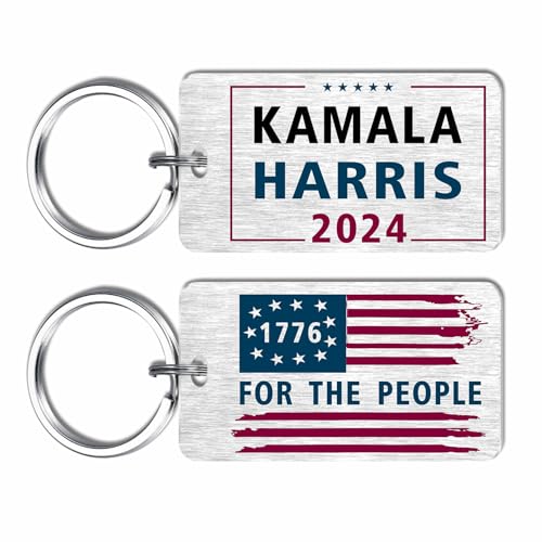 EE&YU Kamala Harris 2024 Hut Schlüsselanhänger - Vote Kamala Harris Merchandise - Kamala Harris für Präsidenten Geschenke - Perfektes Harris Geschenk für Fans - We for the People Andenken, silber, EE&YU Kamala Harris 2024 Hut Schlüsselanhänger - Vote Kamala Harris Merchandise - Kamala Harris für Präsidenten Geschenke - Perfektes Harris Geschenk für Fans - We for the People Andenken, silber, von EE&YU