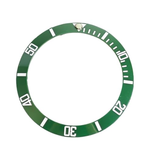 EEEBLBXNQ 1PC 38mm Keramik for 40mm SUB Uhr Fall Legierung Lünette Einsatz Ring Hang NH35 NH34 GMT Tauchen männer Teil Zubehör(White2) von EEEBLBXNQ