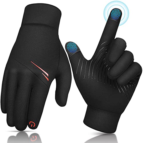 EEFOW Children's Warm Winter Gloves Touchscreen - Kids Outdoor Sports Thermal Fleece Cycling Gloves with Windproof Non-Slip Running Gloves for Boys Girls Black 4-6 Years EEFOW Children's Warm Winter Gloves Touchscreen - Kids Outdoor Sports Thermal Fleece Cycling Gloves with Windproof Non-Slip Running Gloves for Boys Girls Black 4-6 Years von EEFOW