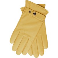 EEM Fashion Hirschlederhandschuhe mit Druckknopfriegel und softem Futter in M von EEM Fashion