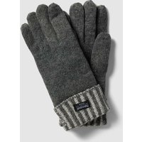 EEM Handschuhe mit Label-Detail in Anthrazit, Größe M von EEM