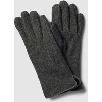 EEM Handschuhe mit Motiv-Stitching in Anthrazit, Größe L von EEM