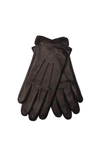 EEM Herren Lederhandschuhe, weiches italienisches Leder, Fleecefutter, klassisch, schwarz XL EEM Herren Lederhandschuhe, weiches italienisches Leder, Fleecefutter, klassisch, schwarz XL von EEM Fashion