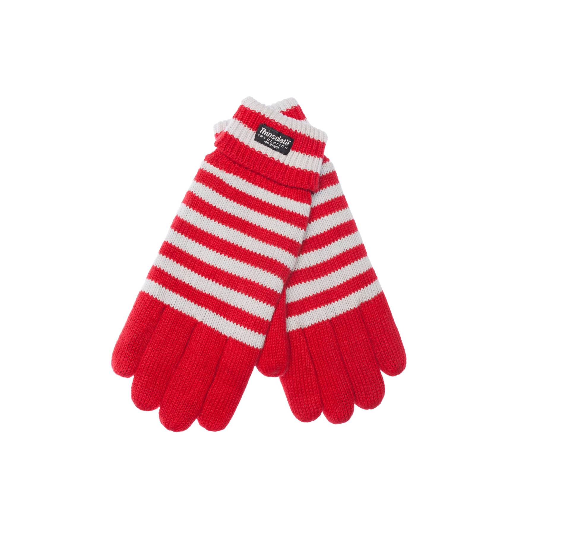 Gestreifte Strickhandschuhe Mit Thinsulate-Futter Für Herren Gestreifte Strickhandschuhe Mit Thinsulate-Futter Für Herren von EEMhamburg