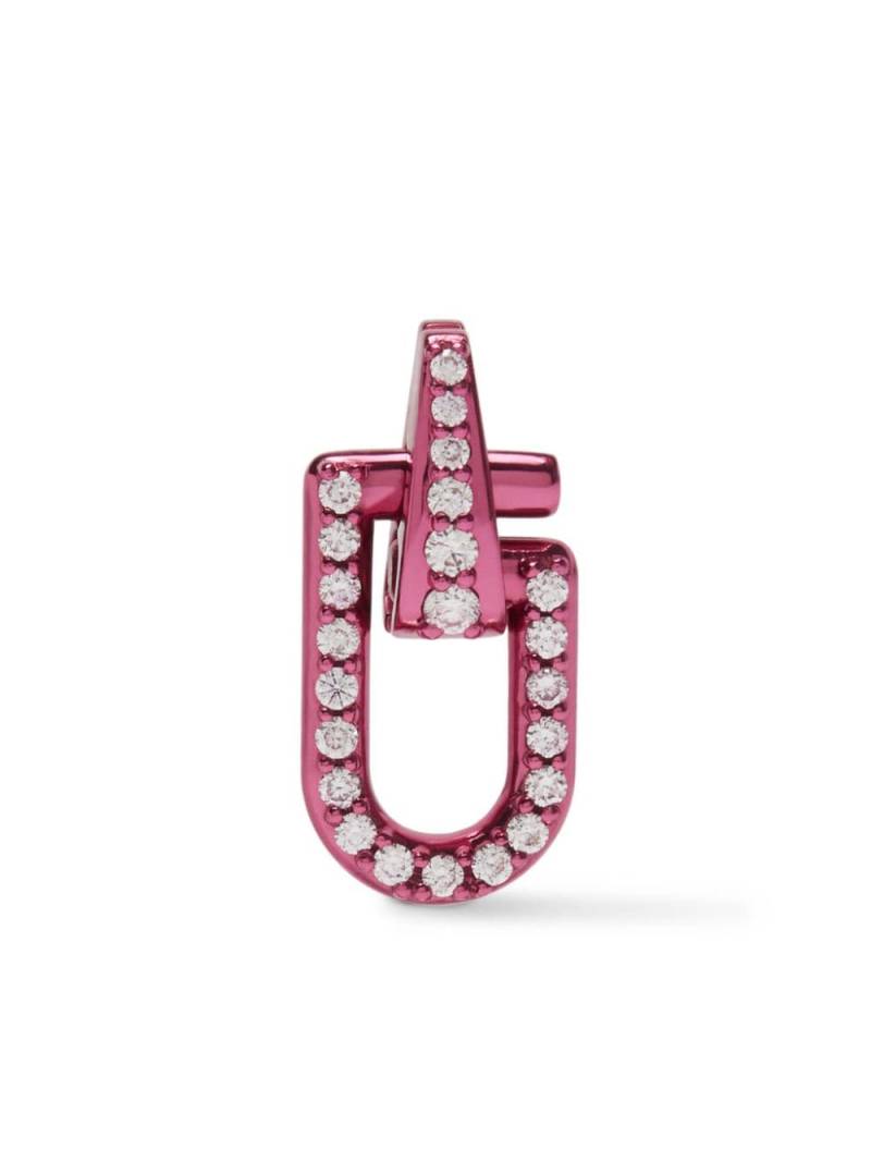 EÉRA 18kt Weißgoldohrring - Rosa von EÉRA