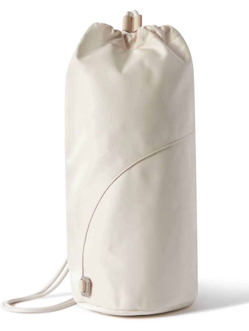 EÉRA - Rocket Big Leather-Trimmed Shell Backpack - Men - Neutrals von EÉRA