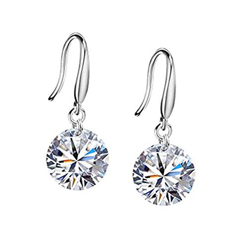 N-K Damen-Ohrringe koreanischer Stil Glitzer Kristall Ohrringe Ohrstecker Kristall Stecker Allele einfach zu bedienen und einfach schön Trend pulabo von EElabper