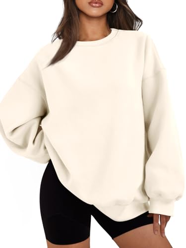 EFAN Damen Lässig Sweatshirt, Aprikose, 36 von EFAN