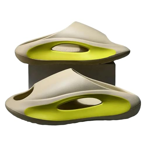 EFCQJZRZ Sommer Hausschuhe Sommer Eva Soft-soled Platform Slides Unisex Casual Beach Schuhe Indoor Outdoor-khaki-36-37 (240 Mm) von EFCQJZRZ