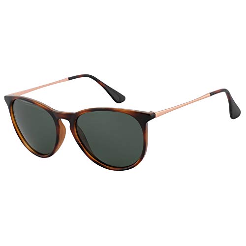 EFE Polarisierte Piloten-Sonnenbrille, Unisex, Metall, klassisch, UV400 Schutz von EFE