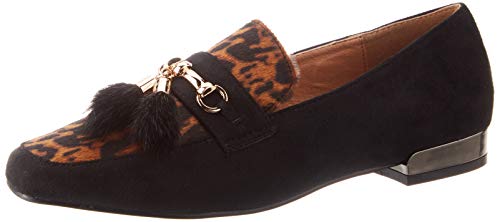 EFERRI Damen Guipy Slipper, Leopardo, 38 EU von EFERRI