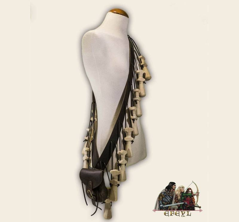Musketier Oder Landsknecht Bandolier Mit Schiesspulver Behältern "12 Apostel" 16.17.jh." Musketier Oder Landsknecht Bandolier Mit Schiesspulver Behältern "12 Apostel" 16.17.jh." von EFEYL