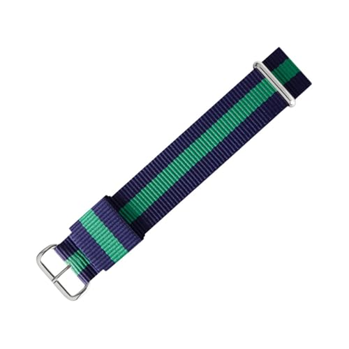 EFLAL 12/14/16/18/20/22mm gestreiftes Nylon-Uhrenarmband, atmungsaktives wasserdichtes Armband für Herren und Damen für Quarzuhren, 12mm EFLAL 12/14/16/18/20/22mm gestreiftes Nylon-Uhrenarmband, atmungsaktives wasserdichtes Armband für Herren und Damen für Quarzuhren, 12mm von EFLAL