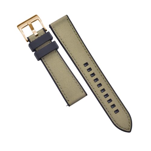EFLAL 20/22mm buntes Nylon-Schwimmsport-wasserdichtes Armband für mechanische Uhren, 20mm von EFLAL