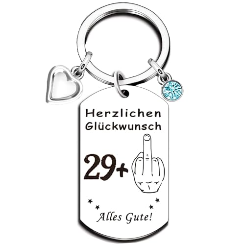 EFNHJF5 Geschenke zum 30 40 50 60 70 Geburtstag Frau Mann,Schlüsselanhänger Personalisiert,Geburtstag 30 40 50 60 70 Alles Gute，Geburtstag Jubiläum Geschenke Familie Kreatives Geschenke von EFNHJF5