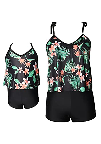 EFOFEI Rüsche Bademode Mutter Tochter Familie Badeanzug Zwei Stücke Retro Bademode Hohe Taille Zweiteiler Strandkleidung Eltern-Kind Boxer S EFOFEI Rüsche Bademode Mutter Tochter Familie Badeanzug Zwei Stücke Retro Bademode Hohe Taille Zweiteiler Strandkleidung Eltern-Kind Boxer S von EFOFEI