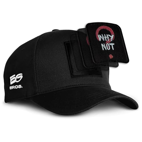 EG BROS Cap Herren – Mit austauschbarem Logo für individuelle Looks – Personalisierbare Basecap & Trucker Cap für Männer, Damen & Kinder – Stylisch, größenverstellbar & vielseitig von EG BROS