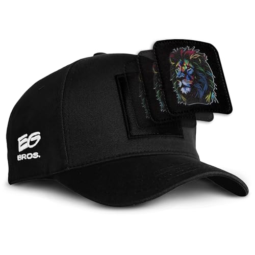 EG BROS Cap Herren – Mit austauschbarem Logo für individuelle Looks – Personalisierbare Basecap & Trucker Cap für Männer, Damen & Kinder – Stylisch, größenverstellbar & vielseitig von EG BROS