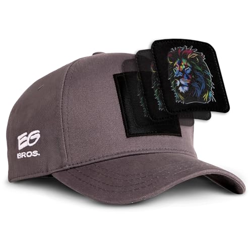 EG BROS Cap Herren – Mit austauschbarem Logo für individuelle Looks – Personalisierbare Basecap & Trucker Cap für Männer, Damen & Kinder – Stylisch, größenverstellbar & vielseitig von EG BROS
