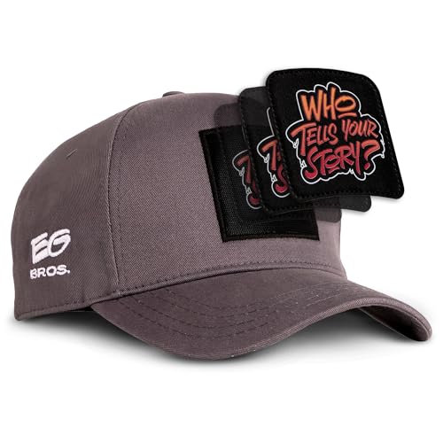 EG BROS Cap Herren – Mit austauschbarem Logo für individuelle Looks – Personalisierbare Basecap & Trucker Cap für Männer, Damen & Kinder – Stylisch, größenverstellbar & vielseitig von EG BROS