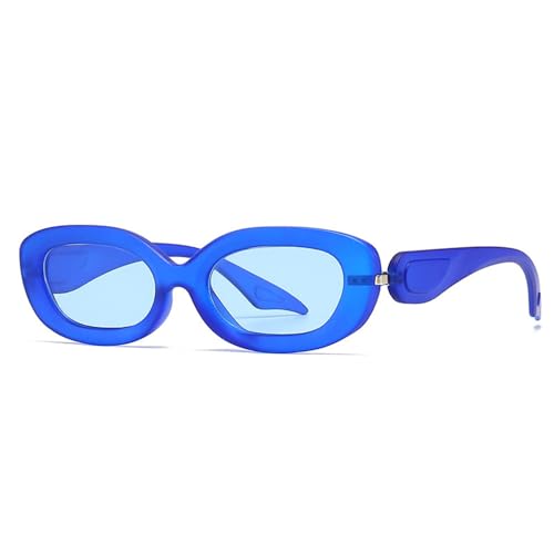 EGDSIHAE-Retro Style Rectangular Sunglasses for Women Men with UV400 Protection von EGDSIHAE