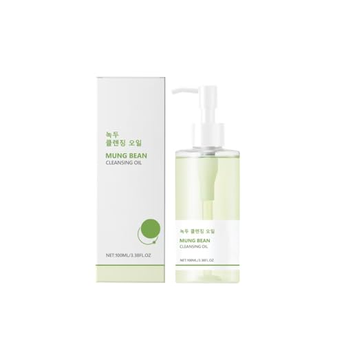 Mungbohnen-Reinigungsöl: Natürliche Inhaltsstoffe, sanfte Reinigung, pflegt die Haut, emulgiert schnell und entfernt effektiv Augen-, Gesichts- und Lippen-Make-up von EGDSIHAE