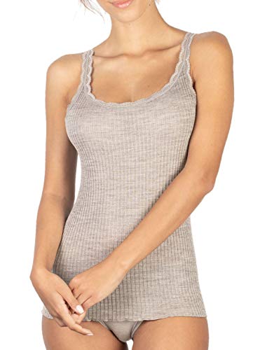 Egi Damen Unterhemd, Beige L/XL von EGI