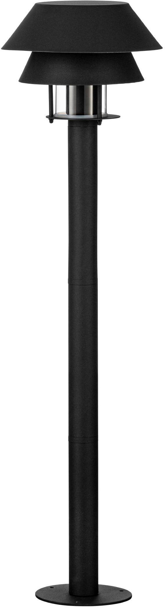 EGLO LED Außen-Stehlampe "Chappera Stehlampe, Außenleuchte aus Metall und Glas, E27, IP65, Lampe" E27 1 Stk. von EGLO