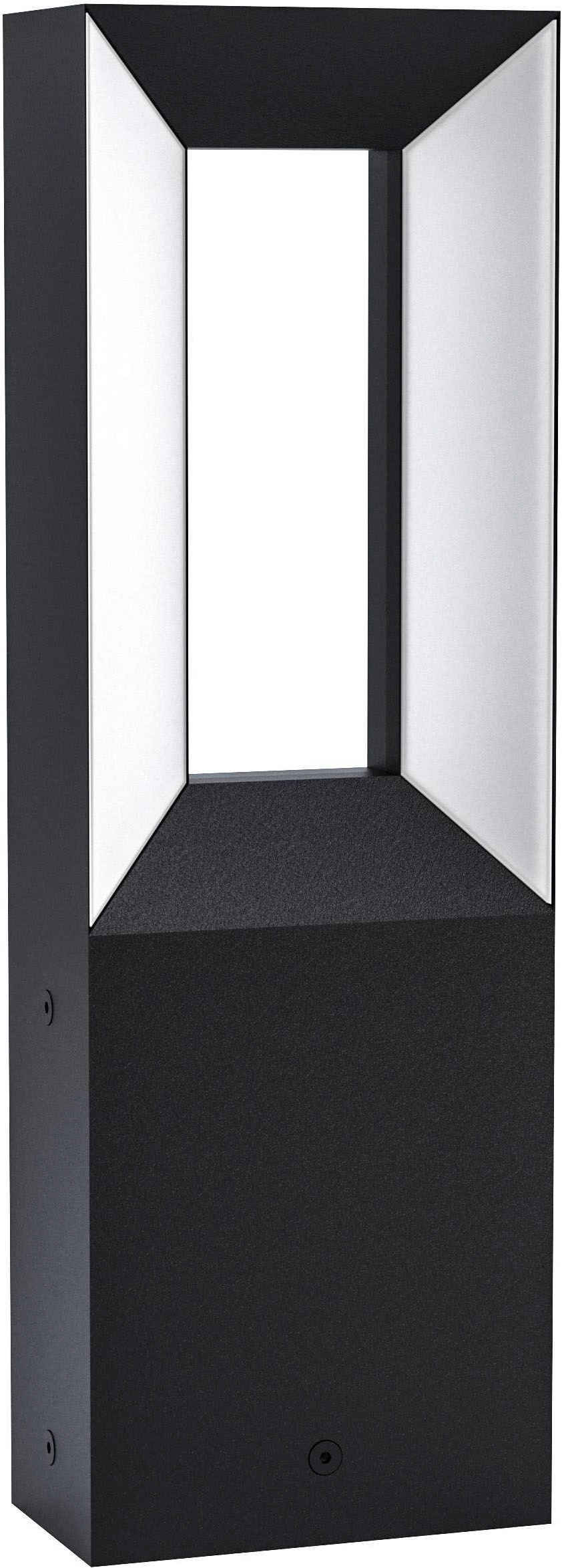 EGLO Sockelleuchte "Riforano Außen-Stehlampe, Aluminium-Guss und Kunststoff, IP44, Lampe" LED-Modul 1 Stk. Warmweiß von EGLO