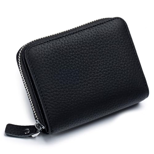 Leder-Geldbörse, tragbare Geldbörse aus echtem Leder, Mini-Geldbörse, handgefertigt, Vintage-Geschenkkartenhalter für Männer und Frauen, Tasche für Kleingeld, anwendbar auf Münz-Kreditkarten (Color : von EGLOW