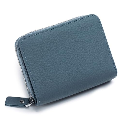 Leder-Geldbörse, tragbare Geldbörse aus echtem Leder, Mini-Geldbörse, handgefertigt, Vintage-Geschenkkartenhalter für Männer und Frauen, Tasche für Kleingeld, anwendbar auf Münz-Kreditkarten (Color : von EGLOW