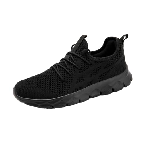 EGMPDA Damen Walkingschuhe Laufschuhe Wanderschuhe Sneaker Trekking Turnschuhe Workout Jogging Outdoor Running Straßenlaufschuhe Freizeit Damen Leichtgewichts Atmungsaktiv Schuhe Schwarz 40 EU von EGMPDA