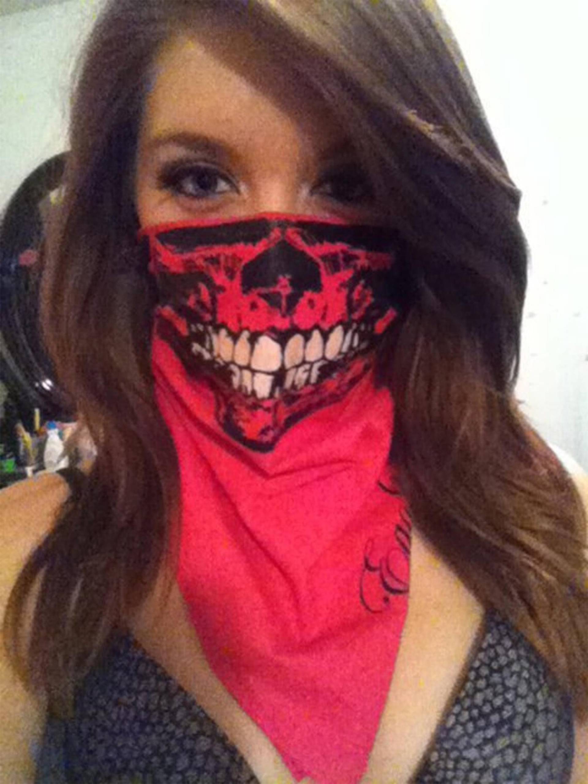 Fuchsia Neon Pink Bandana Sugar Skull Gesichtsmaske Mit Glow in The Dark Teeth Festival Zahnrad Fuchsia Neon Pink Bandana Sugar Skull Gesichtsmaske Mit Glow in The Dark Teeth Festival Zahnrad von EGOLOGICS