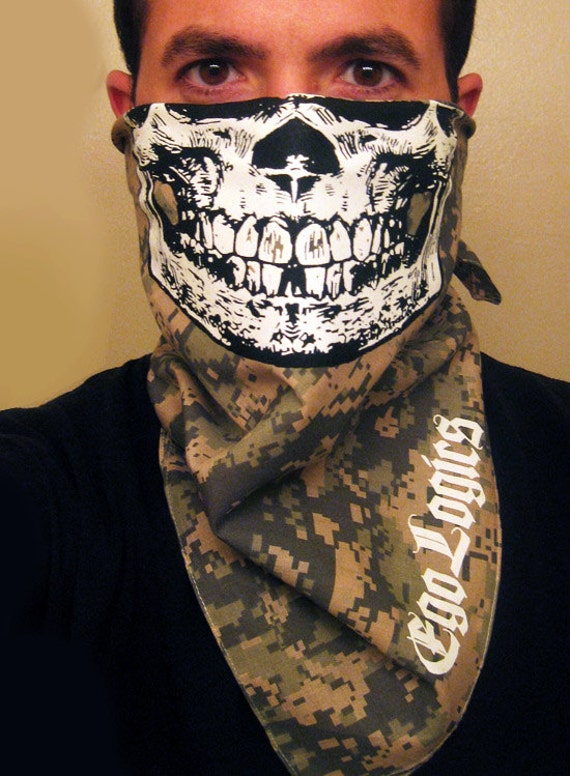 Militär Marpat Digital Camo Camo Half Face Skull Bandana Gaitor Wickelschal Staubschutz Shemagh Digicam Us Army Marines Bdu Taktisch von EGOLOGICS