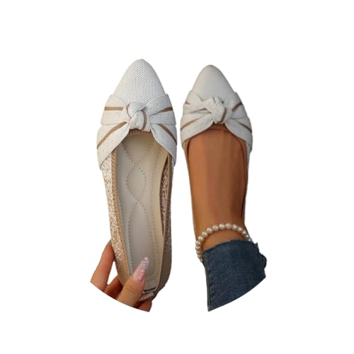 EGSDMNVSQ Damen Mit Schleife Knit Gestrickte Abendschuhe Flache Schuhe mit spitzer Zehenpartie elegant Balerinaschuhe Slip-On Einzelneschuhe Leicht Bequem Sommerschuhe Halbschuhe EGSDMNVSQ Damen Mit Schleife Knit Gestrickte Abendschuhe Flache Schuhe mit spitzer Zehenpartie elegant Balerinaschuhe Slip-On Einzelneschuhe Leicht Bequem Sommerschuhe Halbschuhe von EGSDMNVSQ