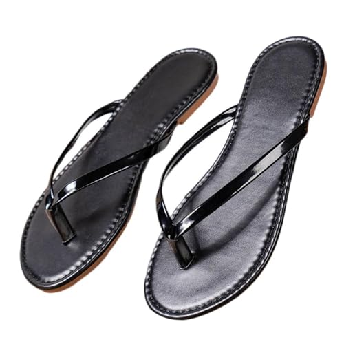 EGSDMNVSQ Flip Flops Damen Sandalen Zehentrenner Glitzer Strasssteine Sandaletten Hausschuhe Strand Outdoor Sommerschuhe Elegante Bequem von EGSDMNVSQ