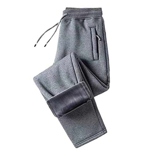 EGSDMNVSQ Herren Jogginghose Winter Fleece Gefüttert Warme Trainingshose Fleece Plüsch Gefüttert Hose Sporthose Winterhose EGSDMNVSQ Herren Jogginghose Winter Fleece Gefüttert Warme Trainingshose Fleece Plüsch Gefüttert Hose Sporthose Winterhose von EGSDMNVSQ