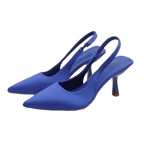 Sandalen Damen Sommerschuhe Stiletto High Heels Riemchensandalen Pumps Open Toe Freizeitschuhe Partyschuhe Abendschuhe Outdoorsandale Strandsandalen von EGSDMNVSQ