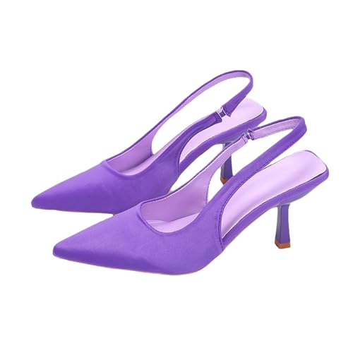 Sandalen Damen Sommerschuhe Stiletto High Heels Riemchensandalen Pumps Open Toe Freizeitschuhe Partyschuhe Abendschuhe Outdoorsandale Strandsandalen von EGSDMNVSQ